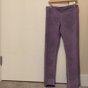 Ivivva purple/gray leggings